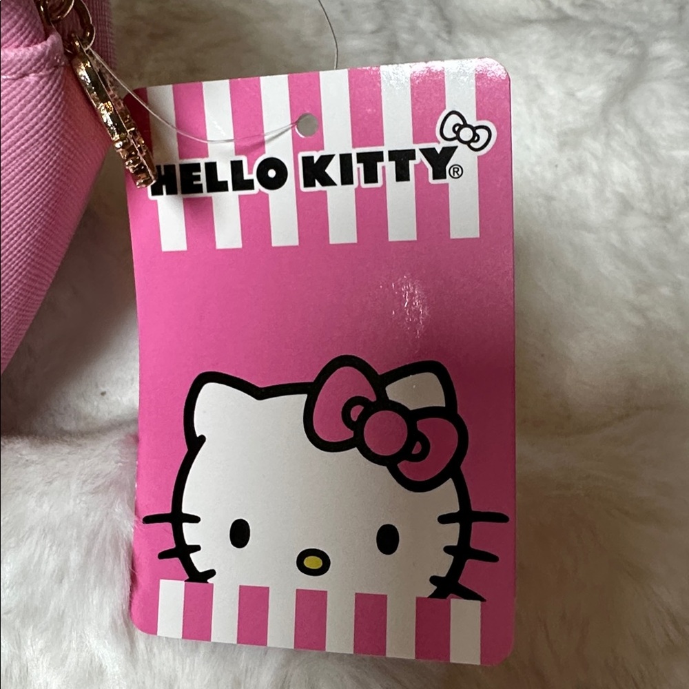 Hello Kitty Pink and White Face Pouch - Picture 2 of 7